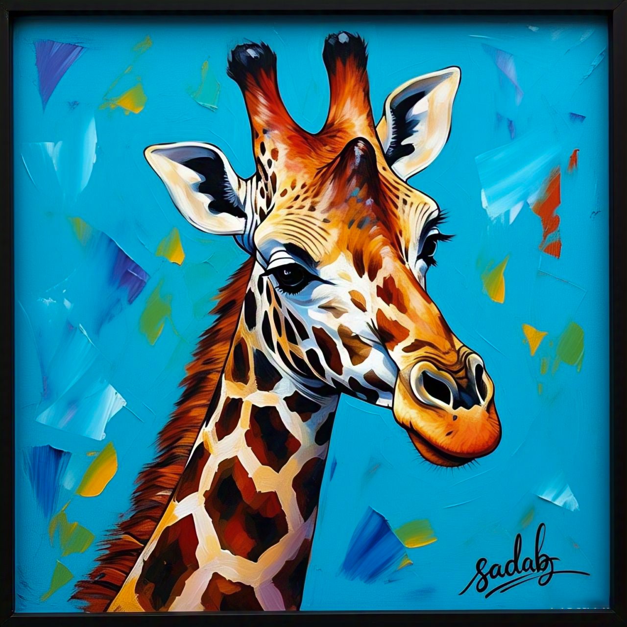 Giraffe art